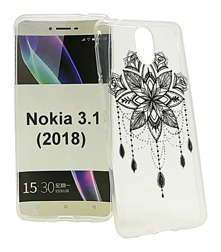 billigamobilskydd.se TPU-Designkotelo Nokia 3.1 (2018)