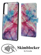 Coverin Skimblocker Design Magneettilompakko Sony Xperia 1 II (XQ-AT51)