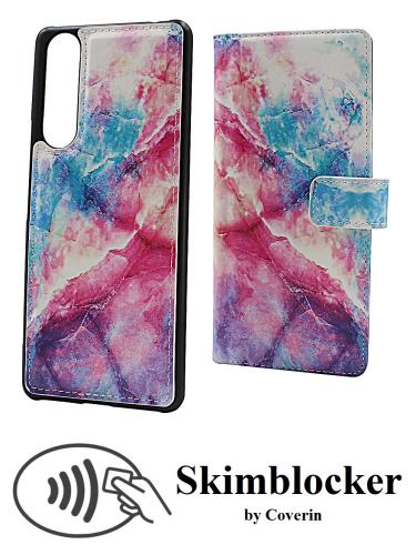 Coverin Skimblocker Design Magneettilompakko Sony Xperia 1 II (XQ-AT51)