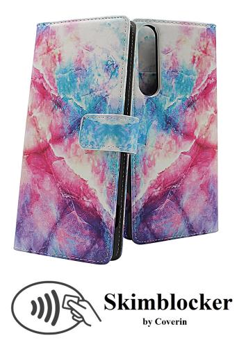 Coverin Skimblocker Design Magneettilompakko Sony Xperia 1 II (XQ-AT51)