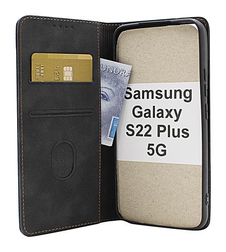 billigamobilskydd.se Fancy Standcase Wallet Samsung Galaxy S22 Plus 5G