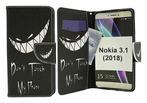 billigamobilskydd.se Kuviolompakko Nokia 3.1 (2018)