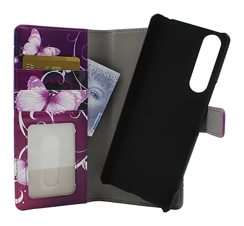 Coverin Skimblocker Design Magneettilompakko Sony Xperia 1 II (XQ-AT51)