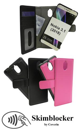 Coverin Skimblocker Magneettilompakko Nokia 3.1 (2018)