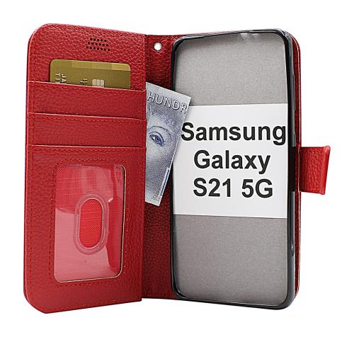 billigamobilskydd.se New Jalusta Lompakkokotelo Samsung Galaxy S21 5G (G991B)