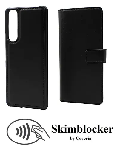 Coverin Skimblocker Magneettikotelo Sony Xperia 1 II (XQ-AT51)