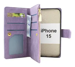 billigamobilskydd.se XL Standcase Luksuskotelo puhelimeen iPhone 15