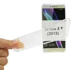 billigamobilskydd.se Ultra Thin TPU Kotelo Nokia 3.1 (2018)