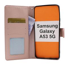 billigamobilskydd.se Flower Standcase Wallet Samsung Galaxy A53 5G (A536B)