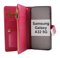 billigamobilskydd.se XL Standcase Glitterwallet puhelimeen Samsung Galaxy A32 5G (SM-A326B)