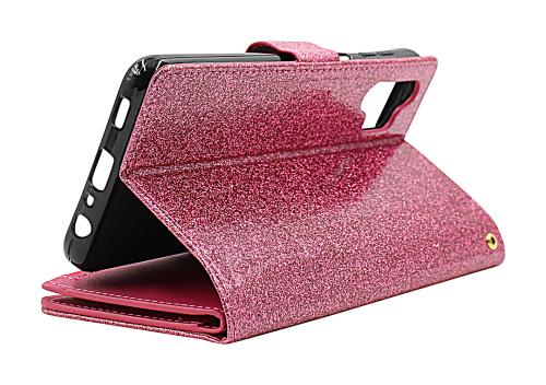 billigamobilskydd.se XL Standcase Glitterwallet puhelimeen Samsung Galaxy A32 5G (SM-A326B)