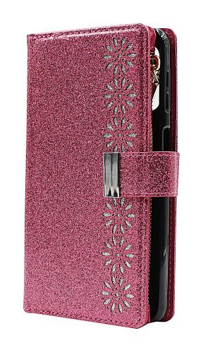 billigamobilskydd.se XL Standcase Glitterwallet puhelimeen Samsung Galaxy A32 5G (SM-A326B)