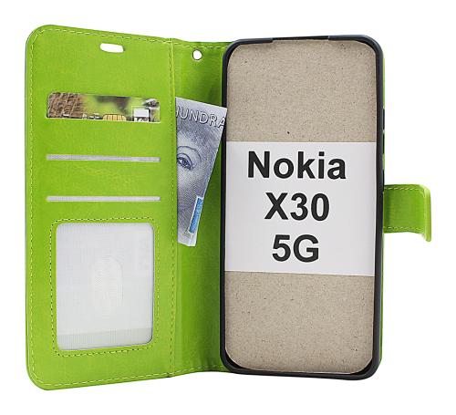 billigamobilskydd.se Crazy Horse Lompakko Nokia X30 5G