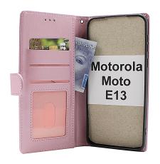 billigamobilskydd.se Zipper Standcase Wallet Motorola Moto E13