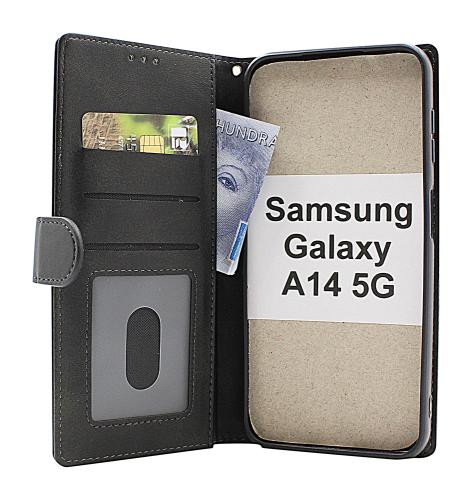 billigamobilskydd.se Zipper Standcase Wallet Samsung Galaxy A14 4G / 5G