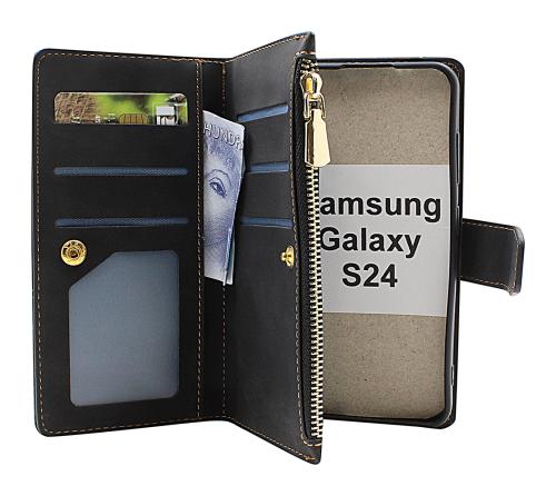 billigamobilskydd.se XL Standcase Luksuskotelo puhelimeen Samsung Galaxy S24 5G (SM-S921B/DS)