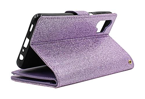 billigamobilskydd.se XL Standcase Glitterwallet puhelimeen Samsung Galaxy A32 5G (SM-A326B)