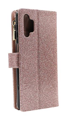 billigamobilskydd.se XL Standcase Glitterwallet puhelimeen Samsung Galaxy A32 5G (SM-A326B)