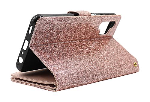 billigamobilskydd.se XL Standcase Glitterwallet puhelimeen Samsung Galaxy A32 5G (SM-A326B)