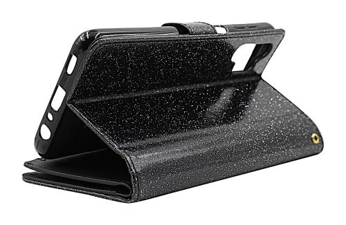 billigamobilskydd.se XL Standcase Glitterwallet puhelimeen Samsung Galaxy A32 5G (SM-A326B)