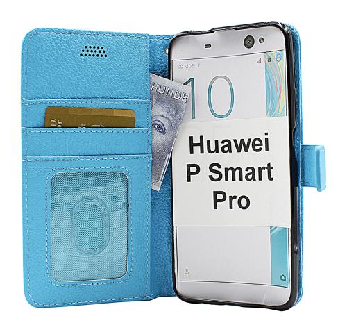 billigamobilskydd.se New Jalusta Lompakkokotelo Huawei P Smart Pro (STK-L21)