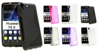 billigamobilskydd.se S-Line TPU-muovikotelo Huawei Y6 II (CAM-L21)