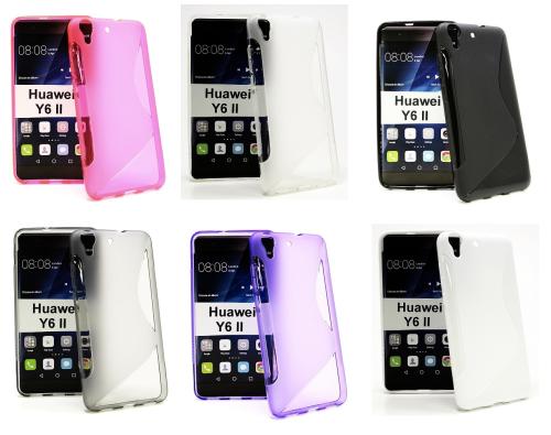 billigamobilskydd.se S-Line TPU-muovikotelo Huawei Y6 II (CAM-L21)