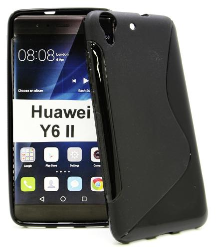 billigamobilskydd.se S-Line TPU-muovikotelo Huawei Y6 II (CAM-L21)