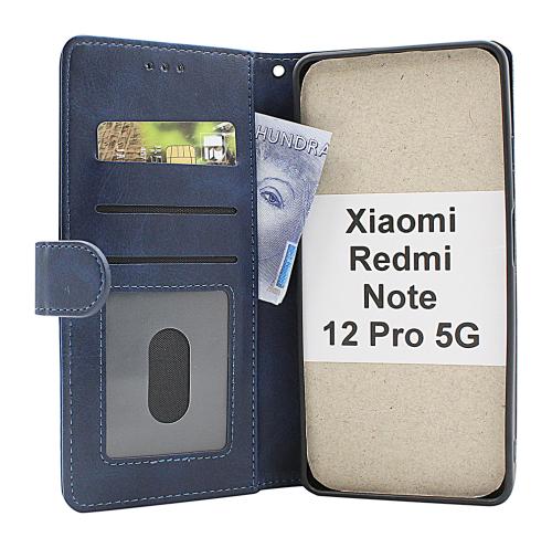 billigamobilskydd.se Zipper Standcase Wallet Xiaomi Redmi Note 12 Pro 5G