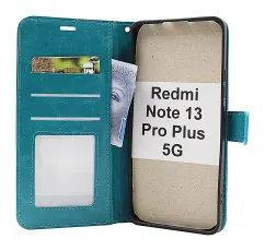 billigamobilskydd.se Crazy Horse Lompakko Xiaomi Redmi Note 13 Pro+ 5G