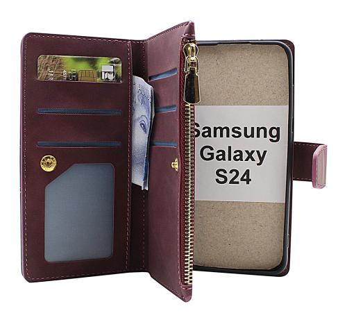 billigamobilskydd.se XL Standcase Luksuskotelo puhelimeen Samsung Galaxy S24 5G (SM-S921B/DS)