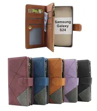 billigamobilskydd.se XL Standcase Luksuskotelo puhelimeen Samsung Galaxy S24 5G (SM-S921B/DS)