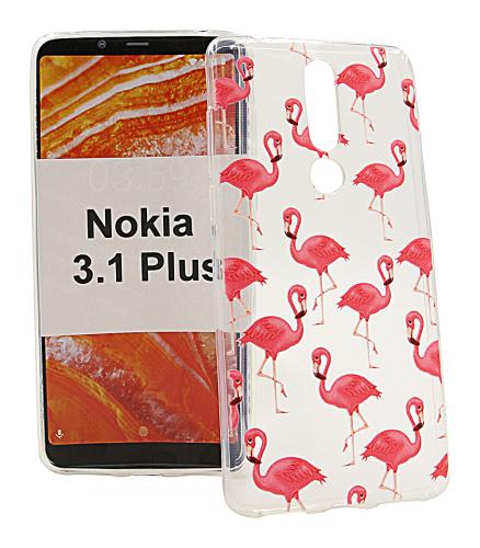 billigamobilskydd.se TPU-Designkotelo Nokia 3.1 Plus