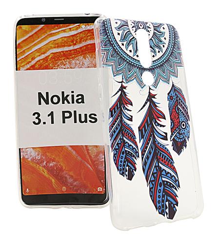 billigamobilskydd.se TPU-Designkotelo Nokia 3.1 Plus