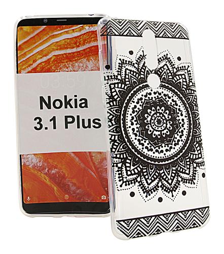 billigamobilskydd.se TPU-Designkotelo Nokia 3.1 Plus