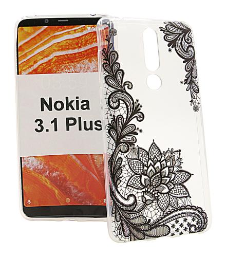 billigamobilskydd.se TPU-Designkotelo Nokia 3.1 Plus