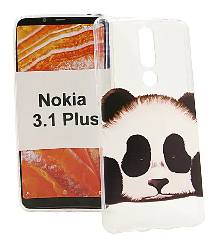 billigamobilskydd.se TPU-Designkotelo Nokia 3.1 Plus