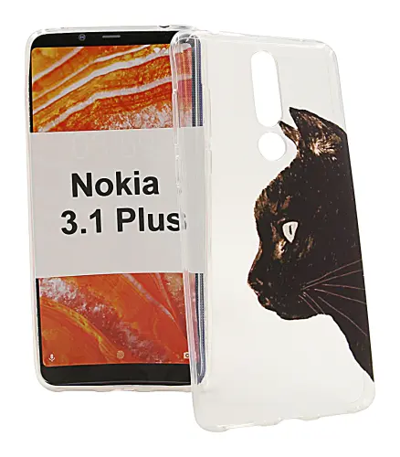 billigamobilskydd.se TPU-Designkotelo Nokia 3.1 Plus