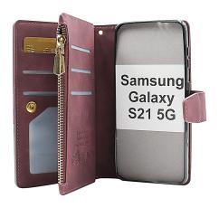 billigamobilskydd.se XL Standcase Luksuskotelo puhelimeen Samsung Galaxy S21 5G (SM-G991B)