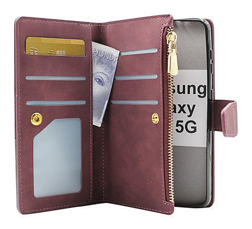 billigamobilskydd.se XL Standcase Luksuskotelo puhelimeen Samsung Galaxy S21 5G (SM-G991B)