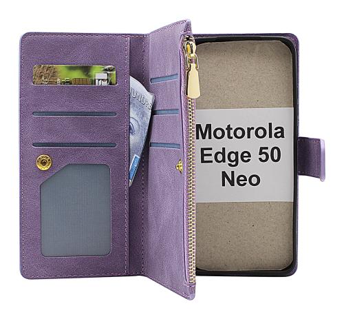billigamobilskydd.se XL Standcase Luksuskotelo puhelimeen Motorola Edge 50 Neo