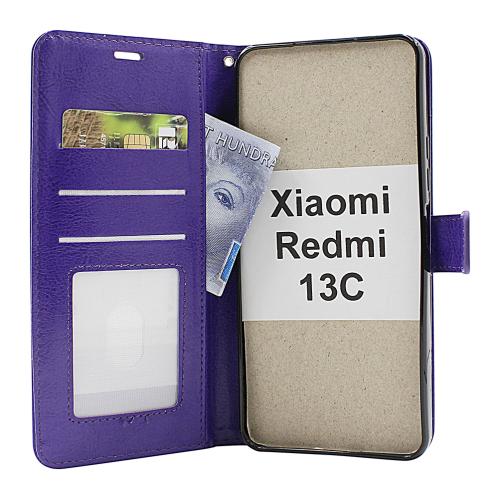 billigamobilskydd.se Crazy Horse Lompakko Xiaomi Redmi 13C