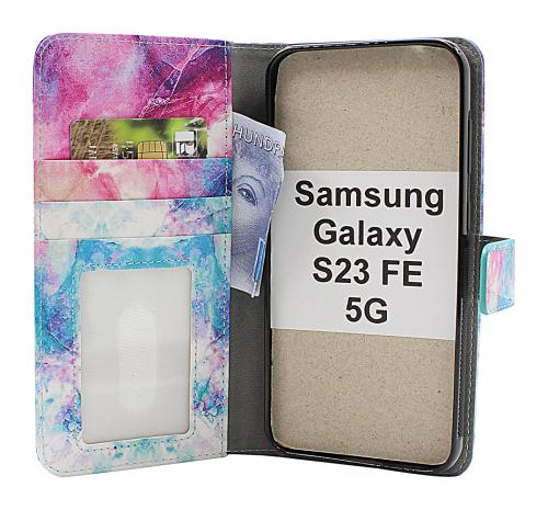 Coverin Skimblocker Design Magneettilompakko Samsung Galaxy S23 FE 5G