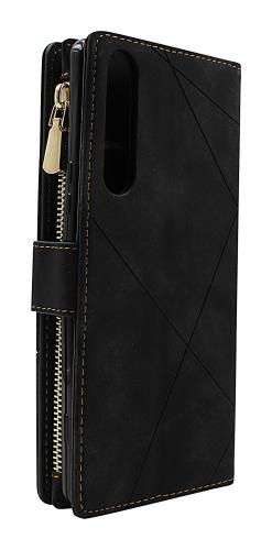 Coverin XL Standcase Luksuskotelo puhelimeen Sony Xperia 1 II (XQ-AT51 / XQ-AT52)