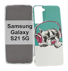 billigamobilskydd.se TPU-Designkotelo Samsung Galaxy S21 5G (G991B)