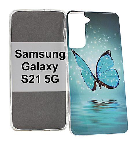 billigamobilskydd.se TPU-Designkotelo Samsung Galaxy S21 5G (G991B)