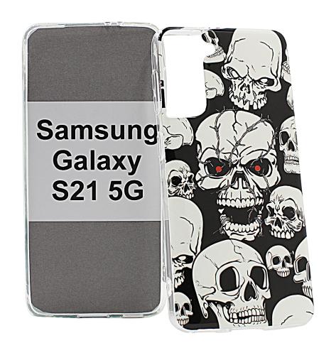 billigamobilskydd.se TPU-Designkotelo Samsung Galaxy S21 5G (G991B)