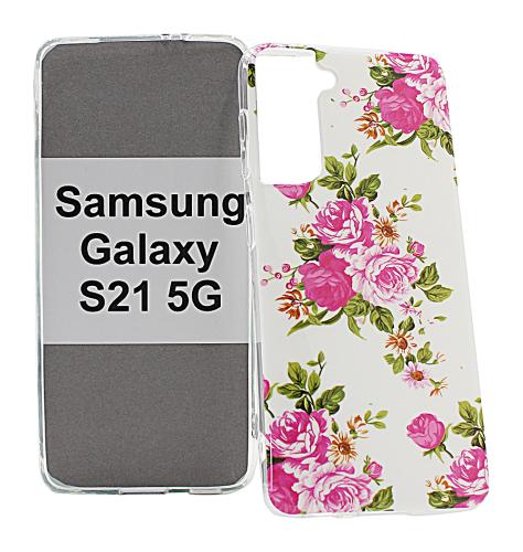 billigamobilskydd.se TPU-Designkotelo Samsung Galaxy S21 5G (G991B)