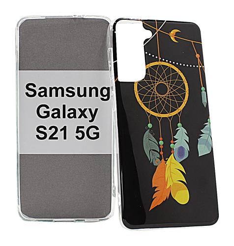 billigamobilskydd.se TPU-Designkotelo Samsung Galaxy S21 5G (G991B)