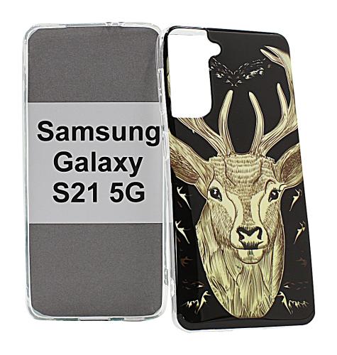 billigamobilskydd.se TPU-Designkotelo Samsung Galaxy S21 5G (G991B)